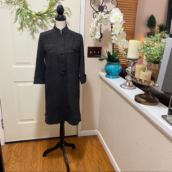 MAGASCHONI Collection Blazer Style Chic Midi Dress - Picture 3 of 13